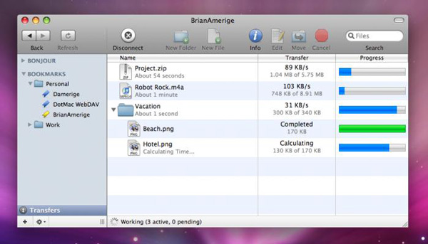 mac os connect to ftp server
